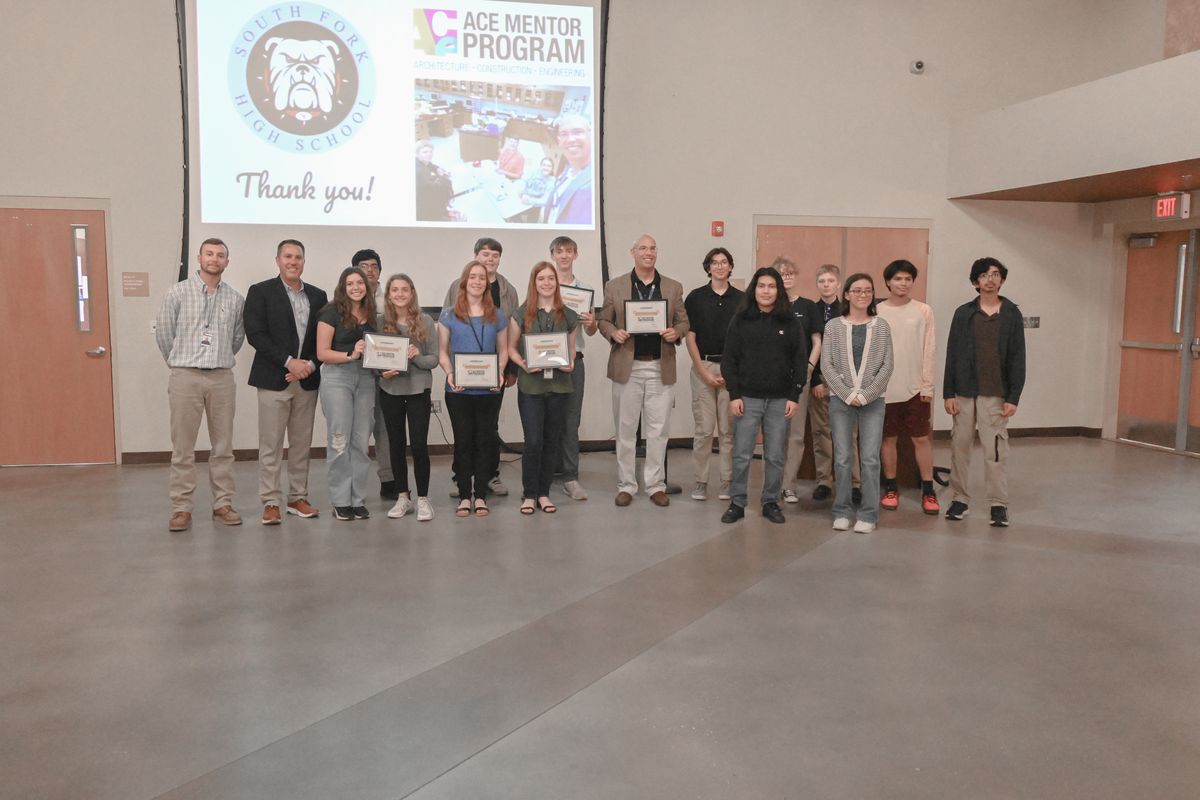 Morganti Attends South Fork High School ACE Mentorship Presentation Day